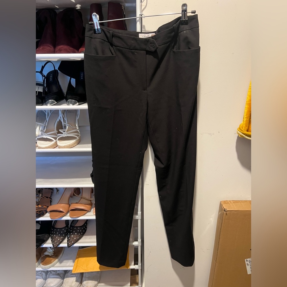 Calvin Klein Modern Fit Black Trousers